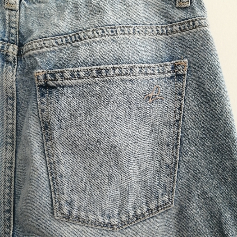 DL1961 Hepburn High Rise Wide Leg Cropped Jeans in Humboldt 27 - Picture 8 of 16